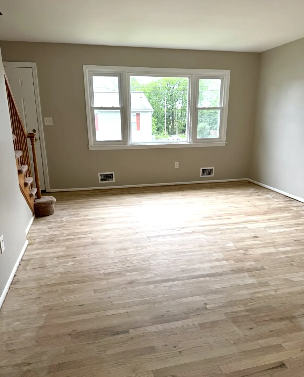 Hardwood Floor Refinish During