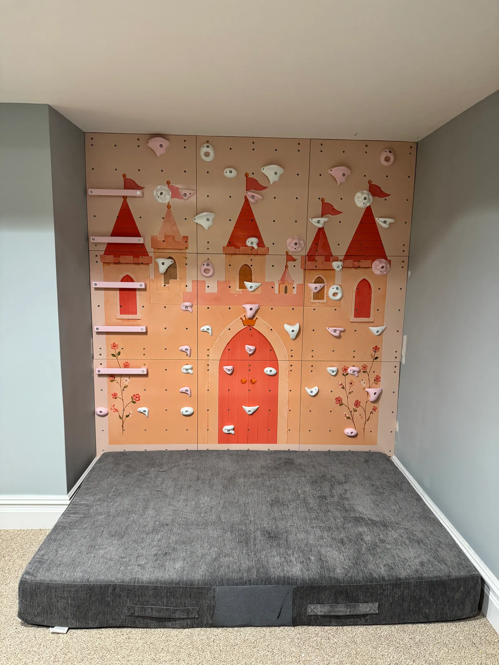 Kids Climbing Wall Install
