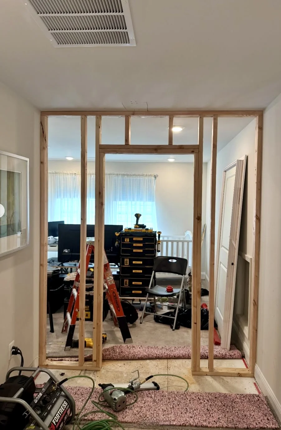 Loft to Fifth Bedroom Conversion During